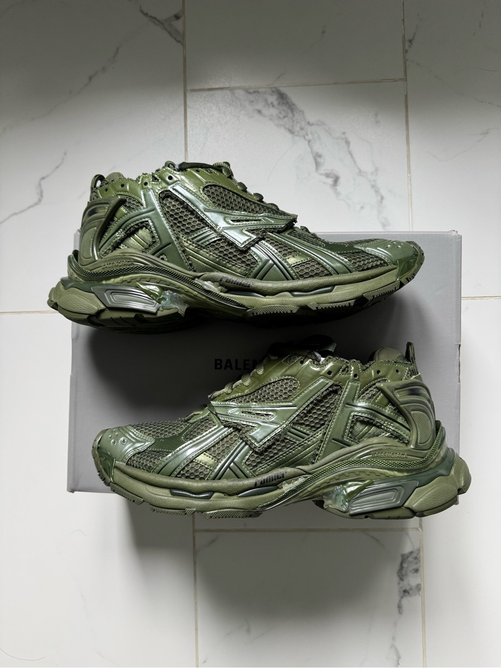 Balenciaga Track Sneaker in Olive Green (100% authentic)